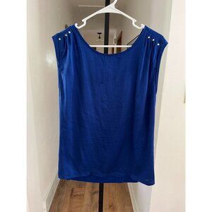 EUC The Limited Women's Sleeveless Blue Blouse